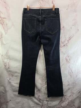 Driftwood Jeans Women 27 X 32 Wyatt Dark Wash Denim High Rise Flare
